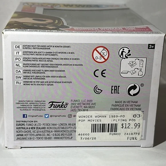 Wonder Woman golden armour flying funko pop​ - Picture 6 of 6